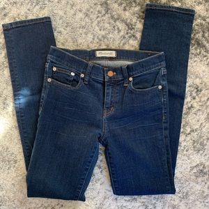 Madewell 9” High-rise Alley straight jeans 25